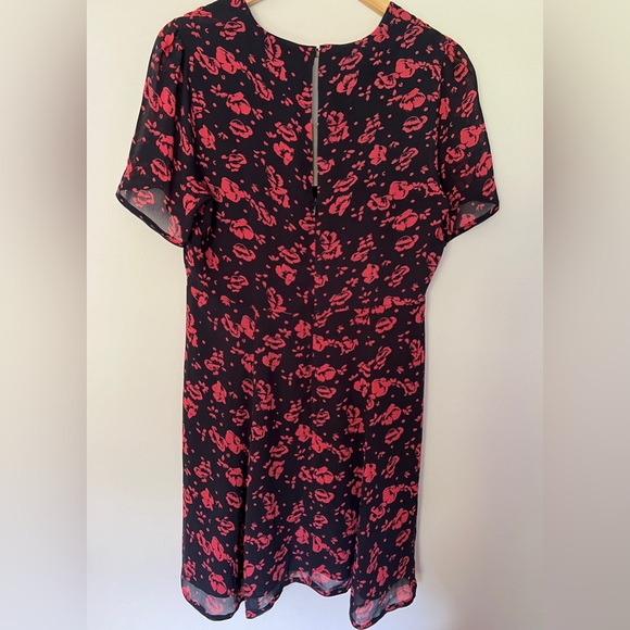 All Saints Luca Eira Floral Mini Dress - Size US 10 - Picture 4 of 12